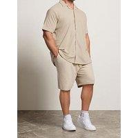 Badrhino Lightweight Cotton Jersey Shorts - Natural