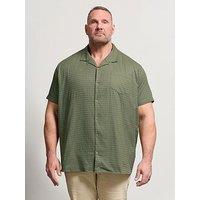 Badrhino Badrhino Textured Dobby Short Sleeve Shirt