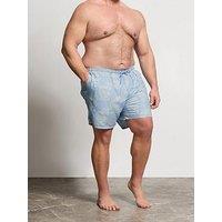 Badrhino Dragon Printed Swim Shorts