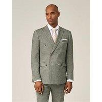 Skopes Jude Double Breasted Suit Jacket - Green