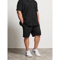 Badrhino Textured Shorts - Black