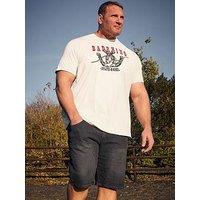 Badrhino Washed Carpenter Shorts - Black