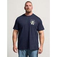 Badrhino Tokyo Shibuya' Printed T-Shirt - Blue