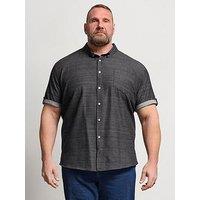 Badrhino Short Sleeve Slub Shirt - Black