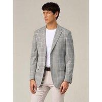 Skopes Burkart Check Tailored Fit Suit Jacket