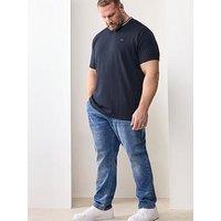 Badrhino Washed Elasticated Straight Jean 30