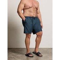 Badrhino Plain Swim Shorts - Blue