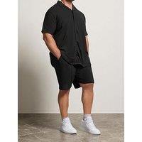 Badrhino Lightweight Cotton Jersey Shorts - Black