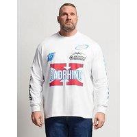 Badrhino Racing Long Sleeve T-Shirt - White