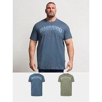 Badrhino 2 Pack Worldwide T-Shirts - Green