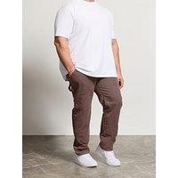 Badrhino Carpenter Style Loose Fit Jeans - Brown