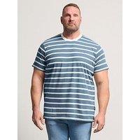 Badrhino Striped T-Shirt - Blue
