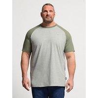 Badrhino Raglan Vetiver T-Shirt - Green