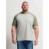 Badrhino Raglan Vetiver T-Shirt - Green
