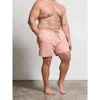 Badrhino Tonal Seersucker Stripe Swim Shorts