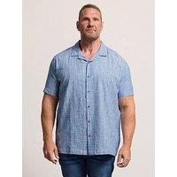 Badrhino Slub Textured Short Sleeve Shirt
