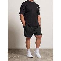 Badrhino Plain Mesh Shorts - Black