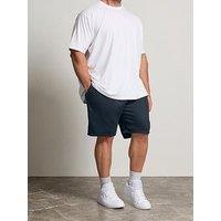 Badrhino Jogger Shorts With Pocket Zips - Blue