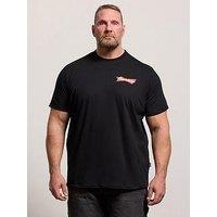 Badrhino Graphic T-Shirt - Black