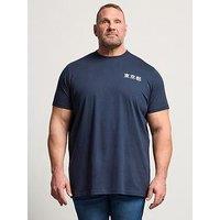 Badrhino Dragon Longline T-Shirt - Blue