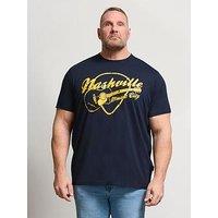 Badrhino Nashville Guitar T-Shirt - Blue