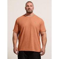 Badrhino Waffle Short Sleeve Ringer T-Shirt