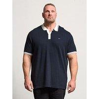 Badrhino Mini Check Polo Shirt - Blue