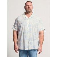 Badrhino Badrhino Japanese Dragon Slub Short Sleeve Shirt