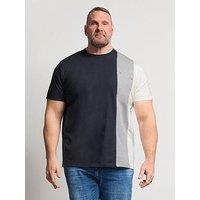 Badrhino Cut & Sew T-Shirt - Black