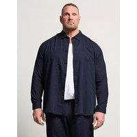 Badrhino Badrhino Long Sleeve Linen Shirt