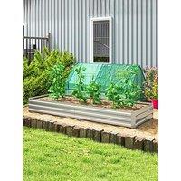 Outsunny Garden Bed Long 241L X 90.5W X 30H Cm