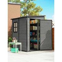Outsunny Garden Storage Shed Pent 122W X 149D X 177-192H Cm