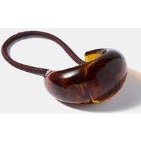 Mint Velvet Hairband With Resin Cuff Detail - Brown