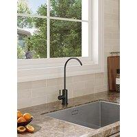 Living And Home Black Stainless Steel Brushed Kitchen Water Filter Faucet