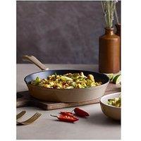 Barbary & Oak Nattura 26Cm Cast Iron Round Pan With Dual Side Spouts, Cashmere