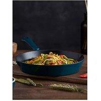 Barbary & Oak Nattura 26Cm Cast Iron Round Pan With Dual Side Spouts, Agave