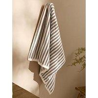 Yard Hebden Stripe Towel Collection Grey