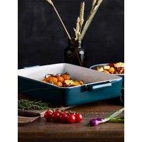 Barbary & Oak Nattura 38Cm Rectangular Baking Dish, Easy Grip Handles, Agave