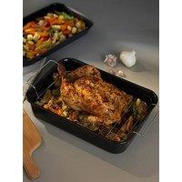 Russell Hobbs 34Cm Enamel Roaster & Rack