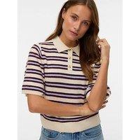 Vero Moda Vmocanna 2/4 Poloneck Pullover - Grey