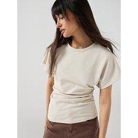 Vero Moda Vmdarice Long Sleeve Ribbed Polo Top - Brown