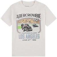 Abercrombie & Fitch Boys California Classic Short Sleeve T-Shirt - White