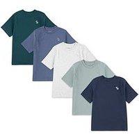 Abercrombie & Fitch Boys 5 Pack Short Sleeve T-Shirt - Blue