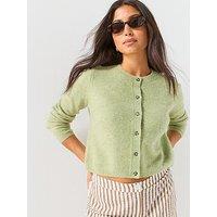 Jdy Jdychloe Knitted Cardigan - Green
