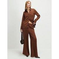 River Island Stripe Trousers - Brown