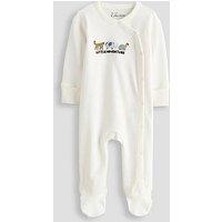 The Very Collection Unisex Embroidered Little Adventure Sleepsuit