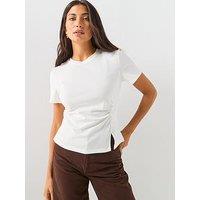 Jdy Jdytessa Short Sleeve Top - White