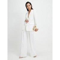 River Island Core Epp Co-Ord Wide Leg Trouser - White