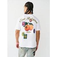 True Religion Orchard Stamp Back Graphic T-Shirt - White