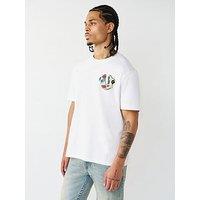 True Religion Garden Back Graphic T-Shirt - White